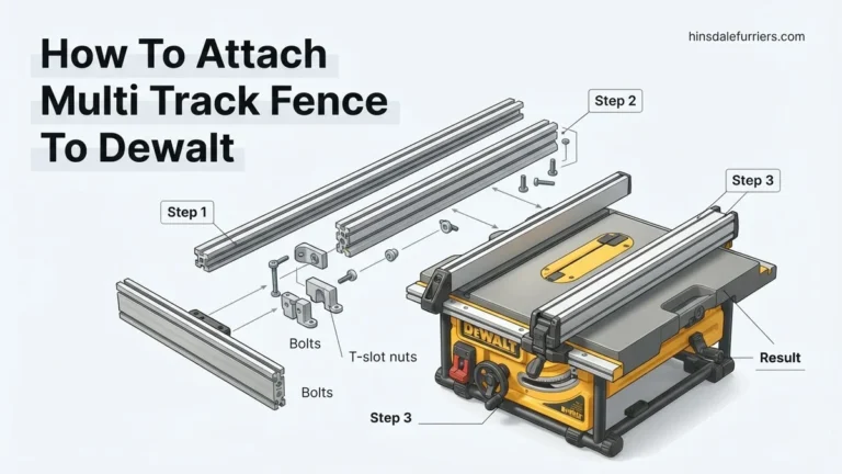 How To Attach Multi Track Fence To Dewalt Table Saw 2026