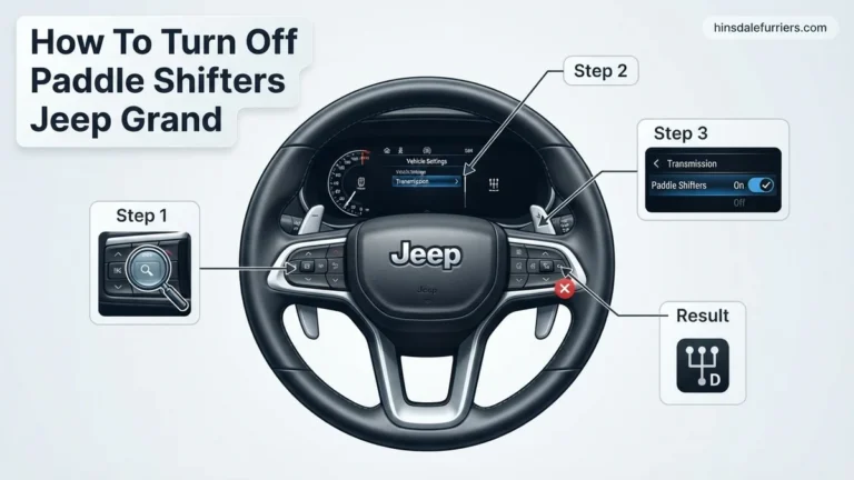 How To Turn Off Paddle Shifters Jeep Grand Cherokee 2026