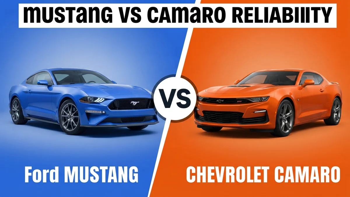 Ford Mustang vs Chevrolet Camaro comparison