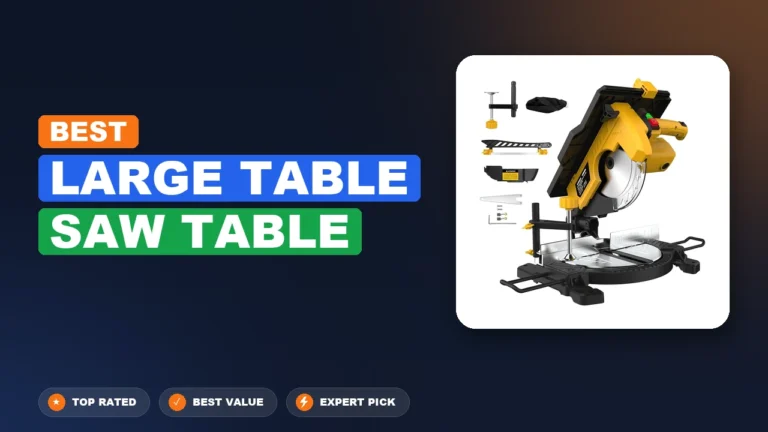 7 Best Large Table Saw Table 2026 – Expert Tested & Ranked